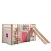 VIPACK Bed, Pine, Taupe, 90 x 200 cm