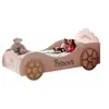 Lit enfant voiture - Vipack - Rose - 90x200cm - Avec matelas