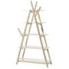 Vipack Vipack Kiddy Bibliothque Design 80cm Naturel Blanc
