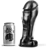 All Black Dong tout noir 22cm 1pc