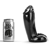 Gode réaliste tout noir 18cm 1pc