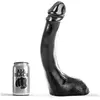 Gode Réaliste XXL All Black 32 cm