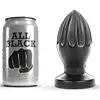All Black Belgo-Prism Stimulateur Plug Anal Géant Presse Agrume Noir 12 cm