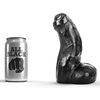 All Black Dildo - 17 cm
