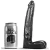 Gode réaliste tout noir 21cm 1pc