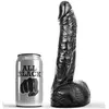Gode Réaliste Géant All Black 22 cm