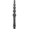 O-products All Black Beaded Douche Anale en Silicone 27cm 1ut