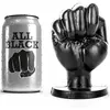 All Black Plug Anal Fist Poing Fermé 13 cm