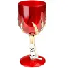 Verre À Pied Halloween Transparent - Rouge