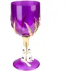 Verre À Pied Halloween Transparent - Violet