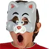 RueDeLaFete Demi Masque Enfant - Bébé Loup