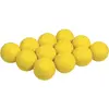 Lot de 12 balles de golf en caoutchouc Spordas - jaune - 4 cm