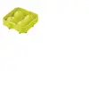 Moule à glaçons en silicone pour 4 boules vert Ø 4.5cm