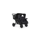 CHILDHOME Poussette quadruple 4 places Childwheels Two by Two 4 Children noir