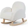Childhome Fauteuil À Bascule Enfant Teddy Blanc - Childhome