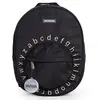 Childhome, Sac à Dos Enfant, Ecole Maternelle, Grande contenance, 3 Compartiments, Bandes Elastiques, Pochette Bouteille Isotherme, Bretelles Tissu Mesh Respirant, noir et or