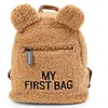 CHILDHOME Sac à dos pour enfants My First Bag Teddy Beige