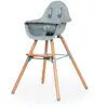 CHILDHOME Chaise haute enfant évolutive Evolu 2 2en1 bois naturel foncé...