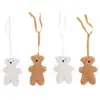 Childhome Jouets pour arche d'activités Teddy beige et écru (4 pièces)