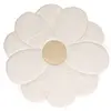 CHILDHOME Tapis d'éveil fleur vieux blanc jaune 110 cm