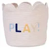 Childhome Panier de rangement Fleur écru (35 x 35 cm)