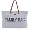 CHILDHOME Sac à langer dos Family Bag Signatur toile gris