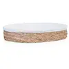 Childhome Panier à langer en jonc tressé avec matelas (70 x 50 cm)