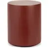Tabouret en fibres de verre rond rouge 30cm - Serax