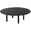 Table basse ronde en métal noir 78 x 25 cm 02 - Serax