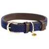 Kentucky Dogwear Collier pour chien en nylon plaqué - Navy M/L