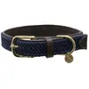 Kentucky Dogwear Collier pour chien en nylon plaqué - Navy XL
