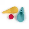 Quut - Set de 3 jouets de sable Cuppi - Banana Blue