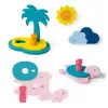 Quut - Puzzle de bain 3D  l'Ile au trésor - 12 pièces Multicolore taille unique