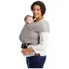 Echarpe de portage tricot-slen silver - babylonia