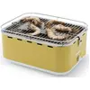 Barbecue de table au charbon BARBECOOK Carlo - Inox - 38,5x28,5 cm