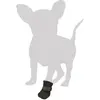 Soin Chien - Flamingo Protection pour patte 1 pièce Taille M Noir - 9,5 x 8 x 3 cm
