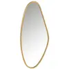 Miroir Mural Design "Abstrait" 73cm Or