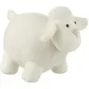 J-Line Cale-Porte Mouton Polyester Blanc Large TU