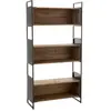 J-Line Étagère Bois Recyclé/Métal Noir/Naturel Small TU