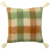 PARIS PRIX Coussin à carreaux berni 45x45cm multicolore