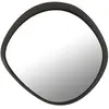 J-Line Miroir Mural Rond Metal/Verre Noir Small TU