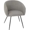 PARIS PRIX Chaise design wales 75cm gris