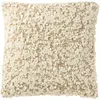 PARIS PRIX Coussin bouclette elvia 45x45cm camel & crème