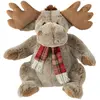 J-Line Renne + Echarpe Peluche Polyester Marron Large TU