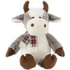 J-Line Peluche vache écharpe 35cm multicolore