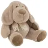 J-Line Chien+Echarpe Assis Textile Beige Extra Large TU