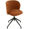 Mes Chaise repas pivotante 56x48x48 cm en tissu rouille - WENDY