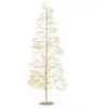 Sapin en Métal 2700 LED "Howard" 210cm Doré