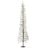 Sapin à LED en Métal "Grady" 240cm Noir