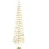 Sapin à LED en Métal "Grady" 240cm Doré
